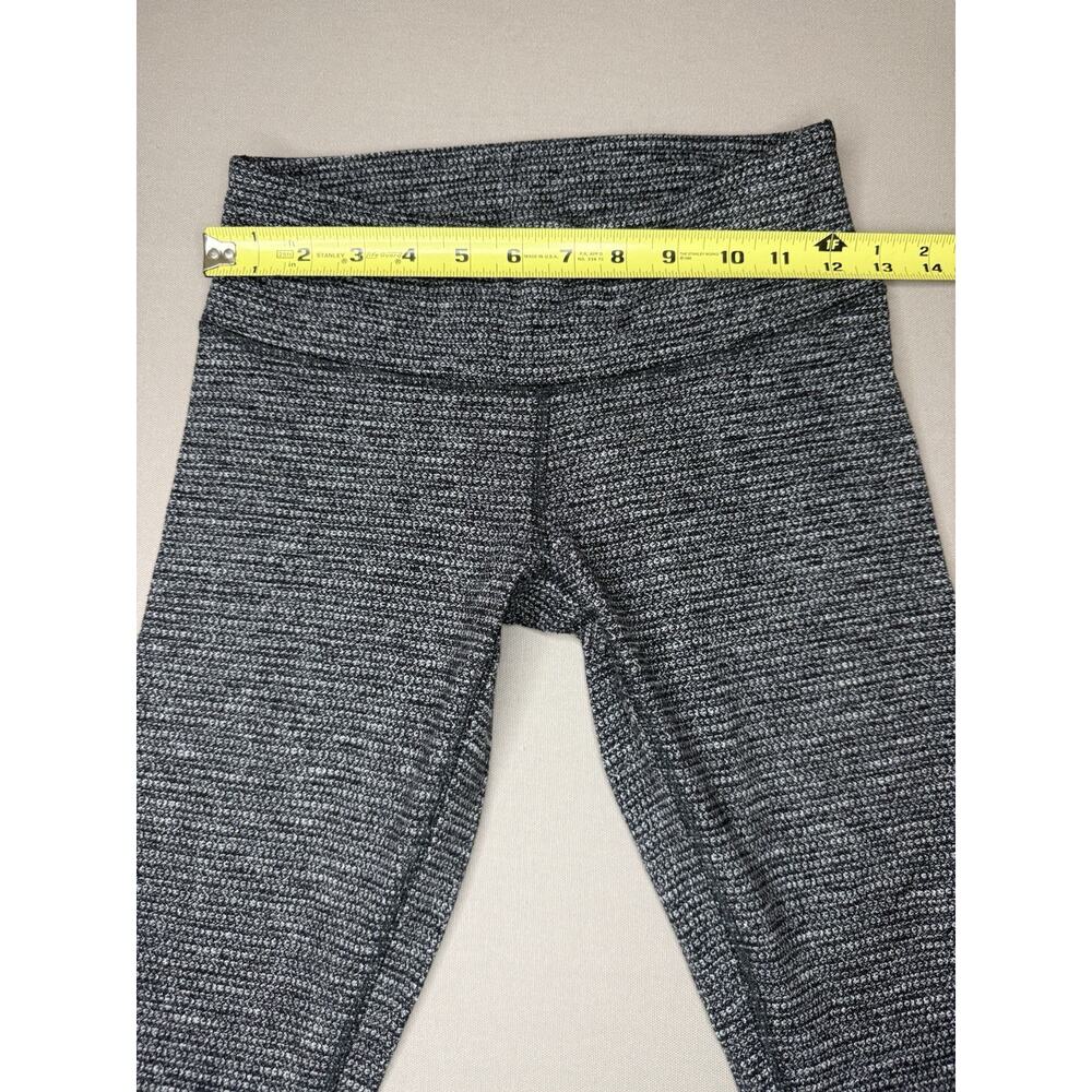 Lululemon Womens Leggings Size 6 Gray Space Dye Yoga Athletic - Picture 6 of 8